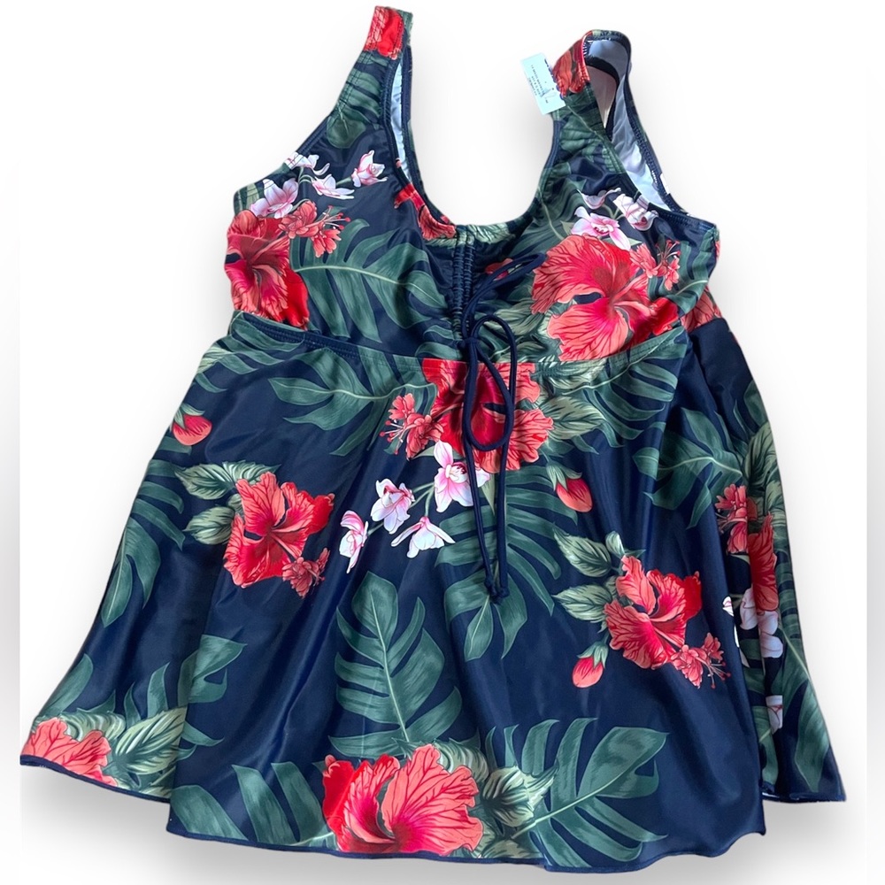 Unbranded NWOT Tropical Tankini - Medium
